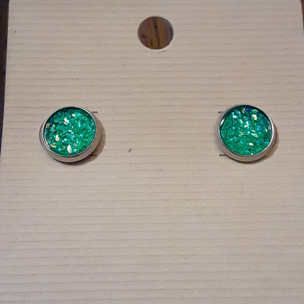 Handcrafted druzy earrings